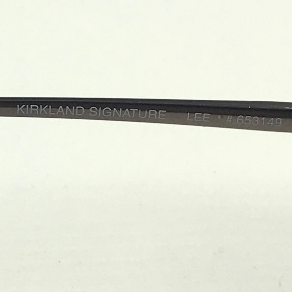 KIRKLAND SIGNATURE METAL BROWN SEMI RIMLESS SHADES - Picture 5 of 8